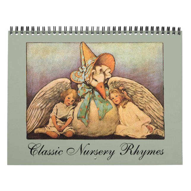 Calendario Ilustraciones de época Rhymes de uva madre (Tapa)