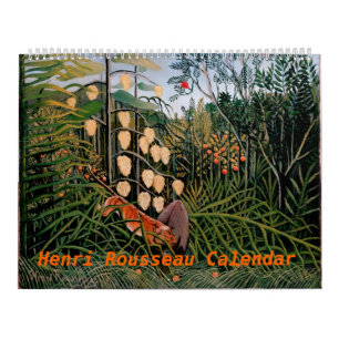 Calendario Ilustraciones de Henri Rousseau