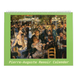 Calendario Ilustraciones de Pierre-Auguste Renoir