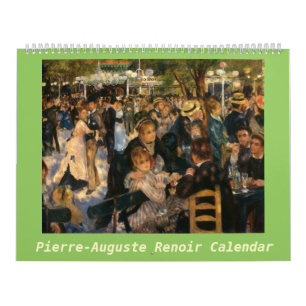 Calendario Ilustraciones de Pierre-Auguste Renoir