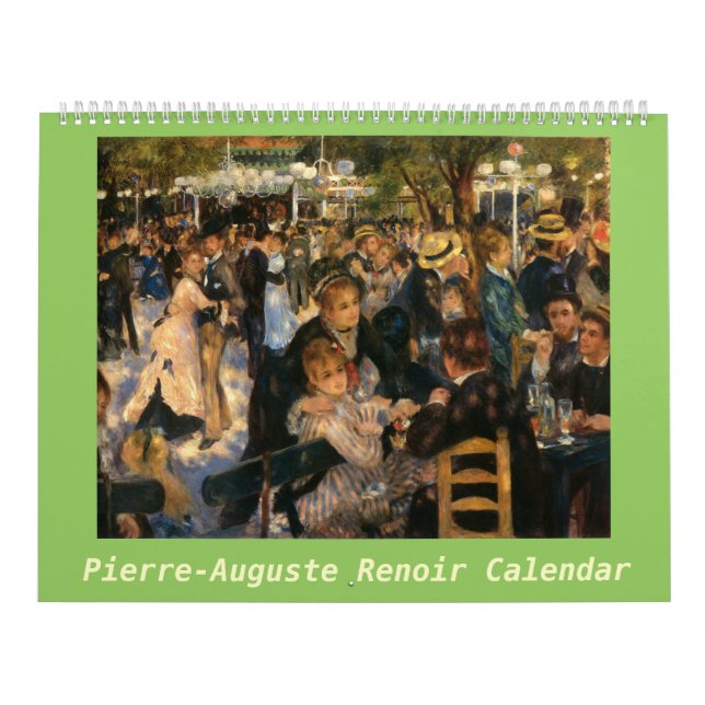 Calendario Ilustraciones de Pierre-Auguste Renoir (Tapa)