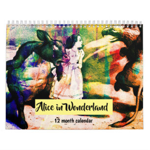 Calendario Ilustraciones Vintage de Alicia en el País de las