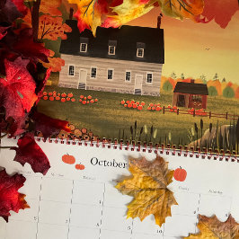 Calendario ilustrado de House Happy Sweet Home