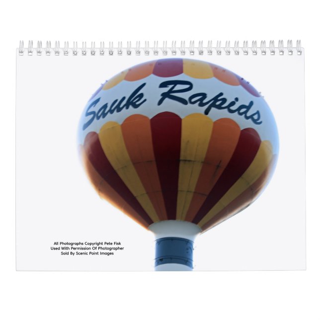 Calendario ilustrado de Sauk Rapids 2026 (Reverso)