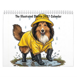 Calendario Ilustrado Sheltie