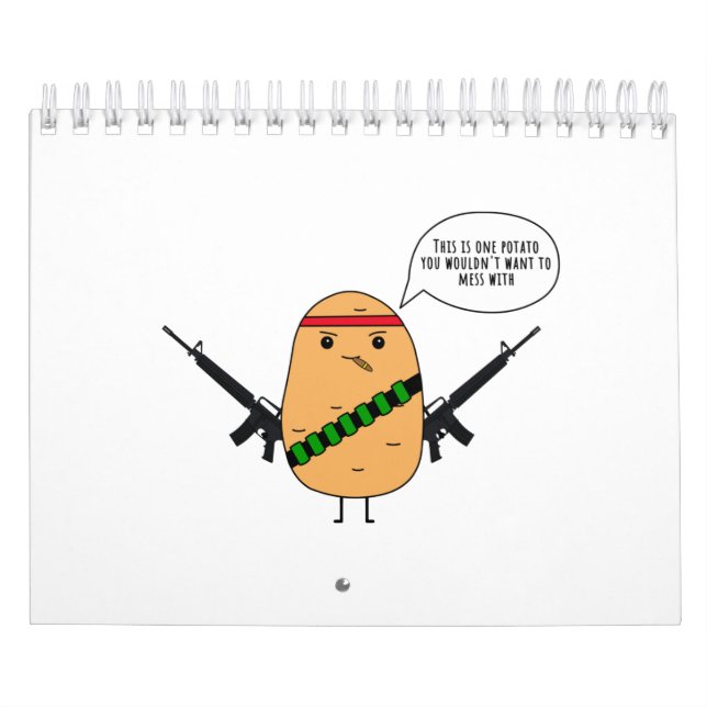 Calendario I'm a hard potato (Tapa)