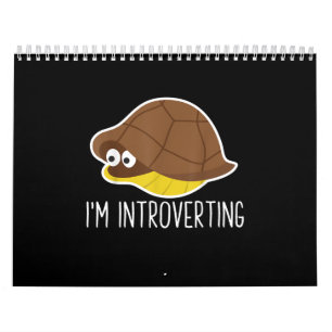 Calendario Im Introverting - Tortuga Introvertida En Cuarente