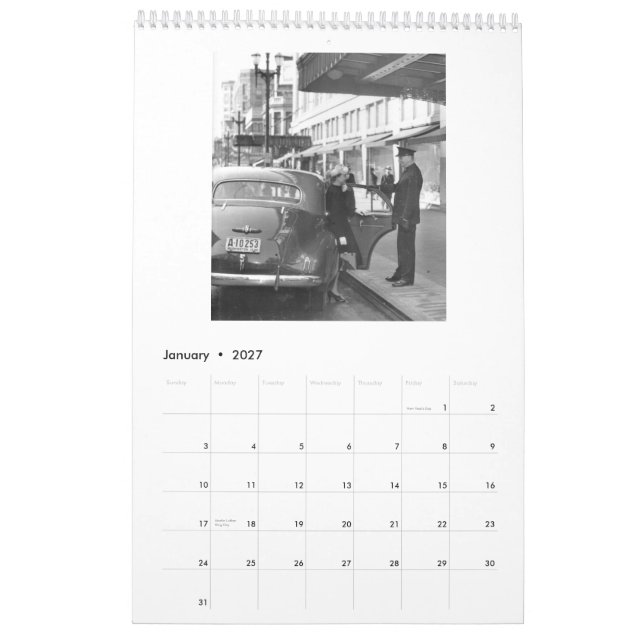 Calendario Imágenes de América: Frederick y Nelson (Jan 2027)