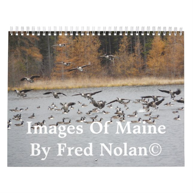Calendario Imágenes de la cartera de Maine (Tapa)