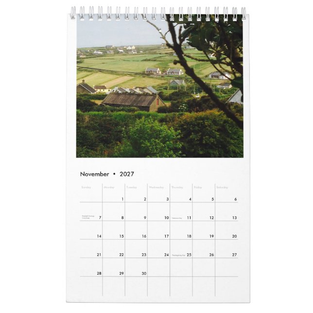 Calendario Imágenes de la manera de la cañada (Nov 2027)