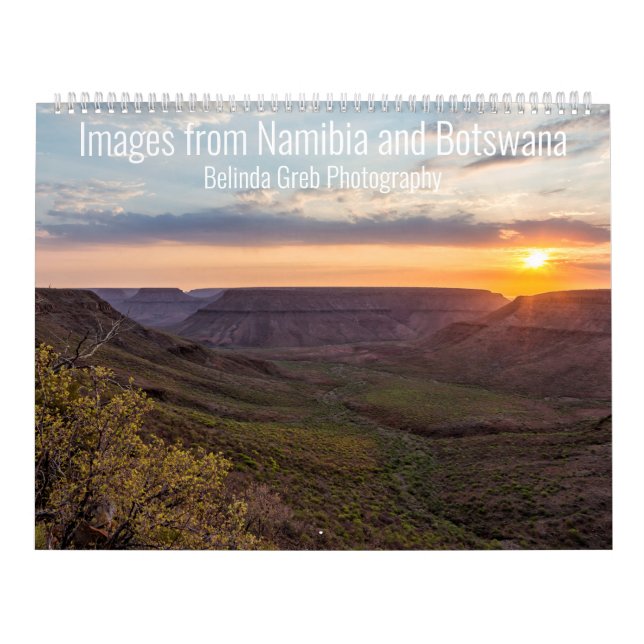 Calendario Imágenes de Namibia y Botswana (Tapa)