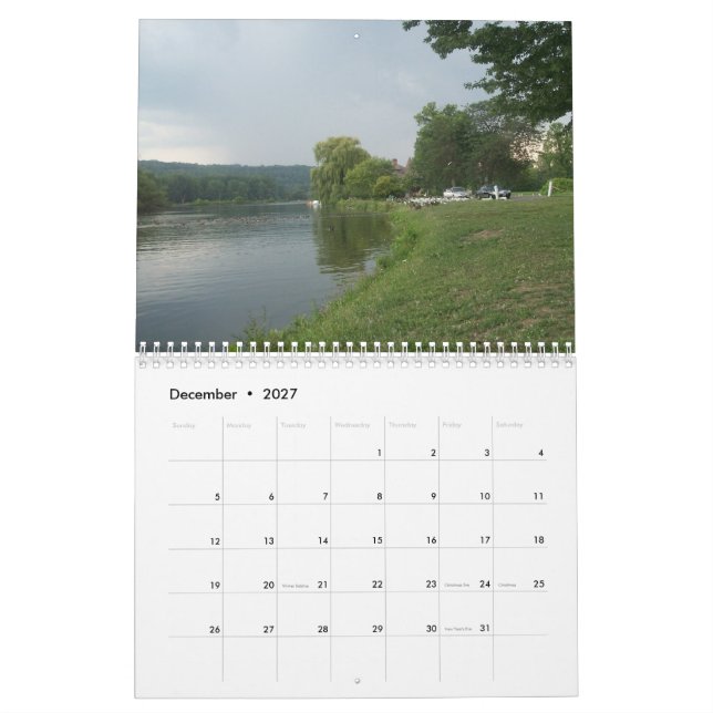CALENDARIO IMÁGENES DEL CALLE CAYUGA (Dec 2027)