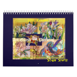 Calendario Imágenes en cristal de arte de vidrio de vidrio ma