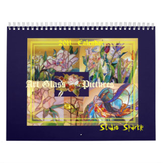 Calendario Imágenes en cristal de arte de vidrio de vidrio ma