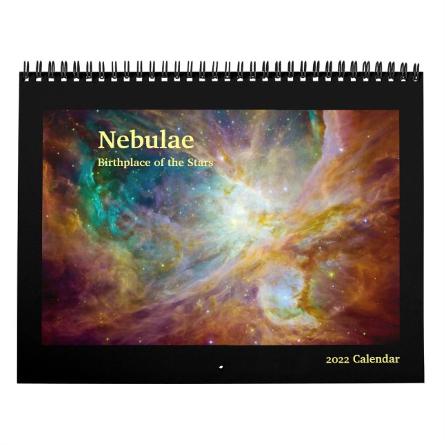 Calendario Imágenes espaciales Nebulae 2022 (Tapa)