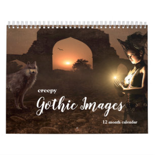 Calendario Imágenes góticas espeluznantes 2027