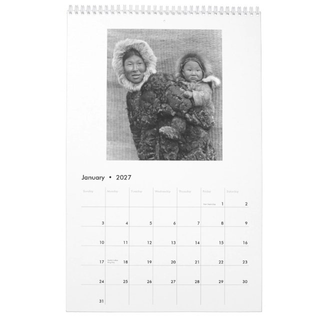 Calendario Imágenes seleccionadas de Edward S. Curtis 2012 (Jan 2027)