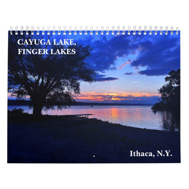 Calendario IMAGES OF CAYUGA LAKE, FINGER LAKES  calendar (Tapa)