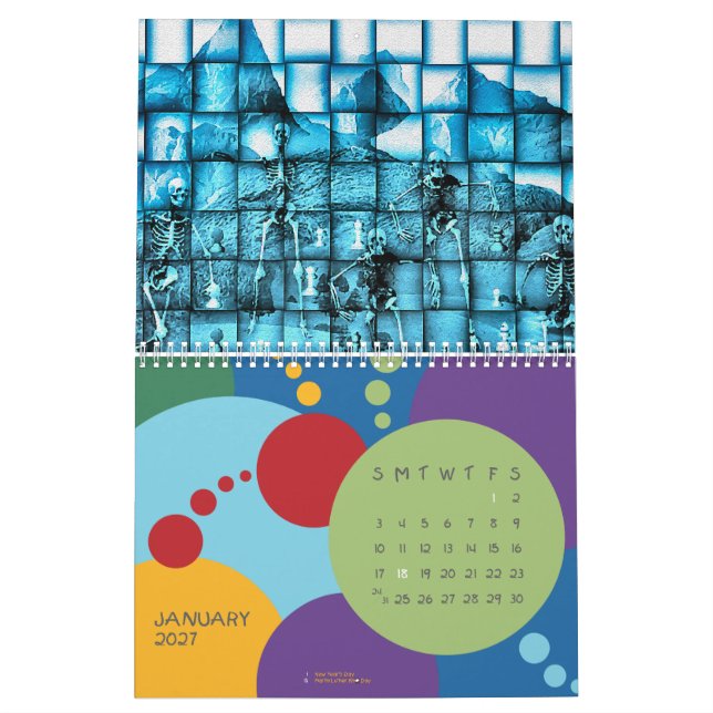 Calendario Imaginación de exploración (Jan 2027)