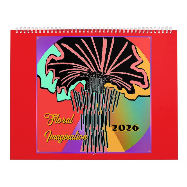 Calendario Imaginaciones florales (Tapa)