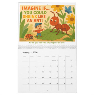 Calendario Imagine If… Kids’ Creative Imagination Calendar
