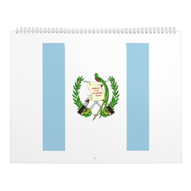 Calendario Imperio de la bandera de Guatemala (Tapa)