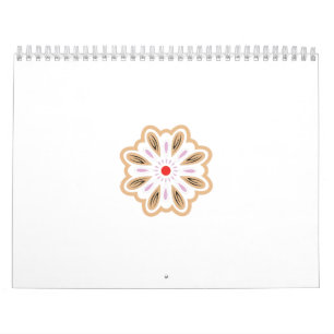 Calendario Impresión de arte de flores de Mandala   Decoració
