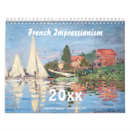 Calendario Impresionismo francés y posimpresionismo