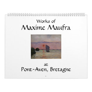 Calendario impresionista de arte Maxime Maufra 202