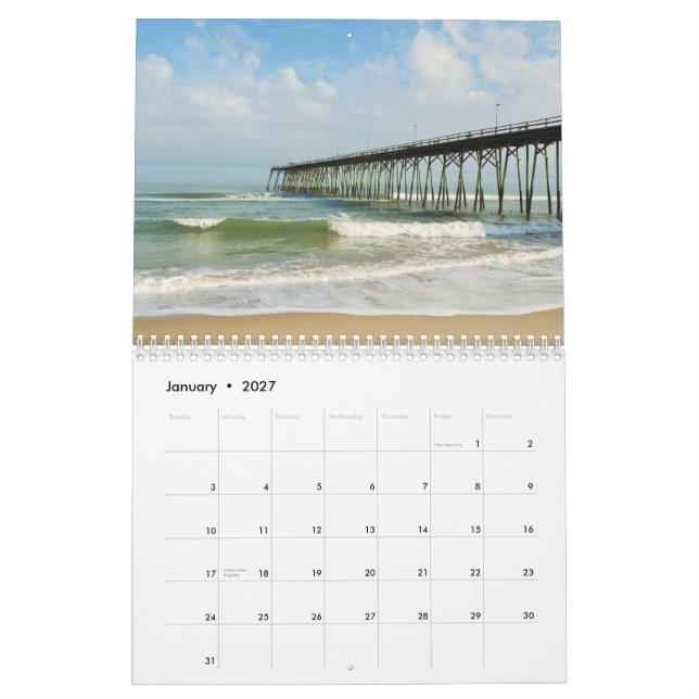 Calendario impreso personalizado (Jan 2027)