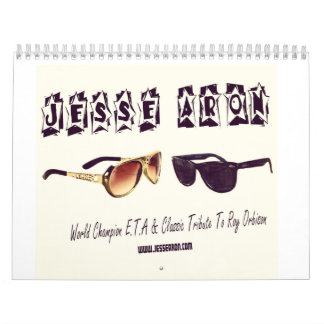 Calendario impreso personalizado de Jesse Aron