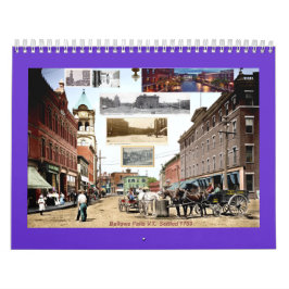 calendario impreso personalizado de la historia de