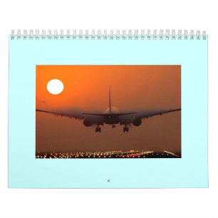 Calendario impreso personalizado del AEROPLANO