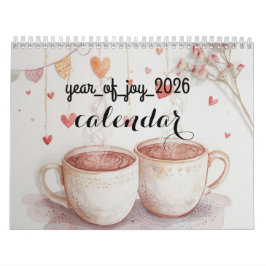 Calendario Imprimible de Un Año de Alegría 2026