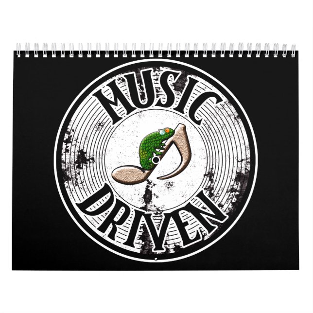 Calendario Impulsado por la música (Tapa)