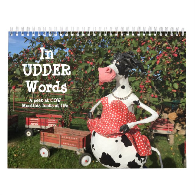 Calendario In UDDER Words (Tapa)