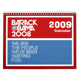 Calendario Inauguración de PRESIDENTE OBAMA conmemorativa