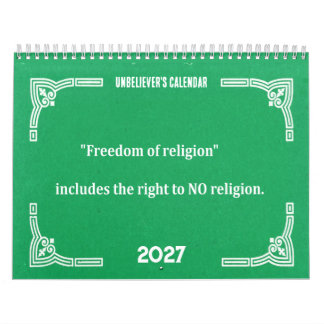 Calendario Incrédulo's