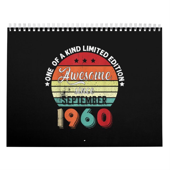 Calendario Increíble desde septiembre de 1960 (Tapa)