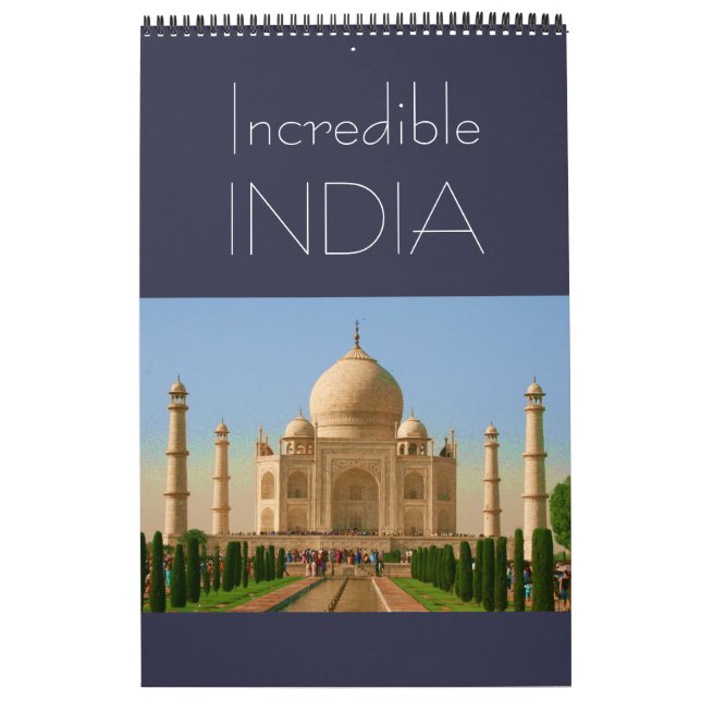 Calendario india increíble (Tapa)