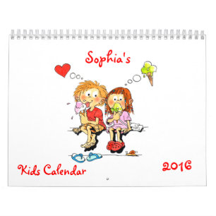 Calendario Infantil 2016 - Calendario Gracioso Par