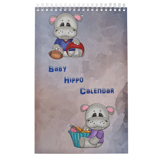 Calendario Infantil de Hippo para Bebés (Tapa)