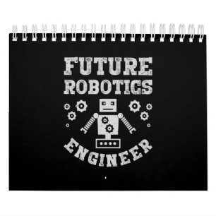 Calendario Ingeniero de Robótica Futuro Funny Robot Engineeri