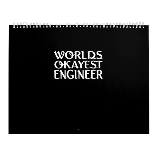 Calendario ingeniero de worlds okayest (Tapa)