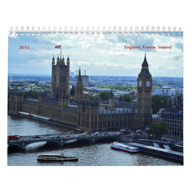 Calendario Inglaterra, Francia, Irlanda 2016 (Tapa)
