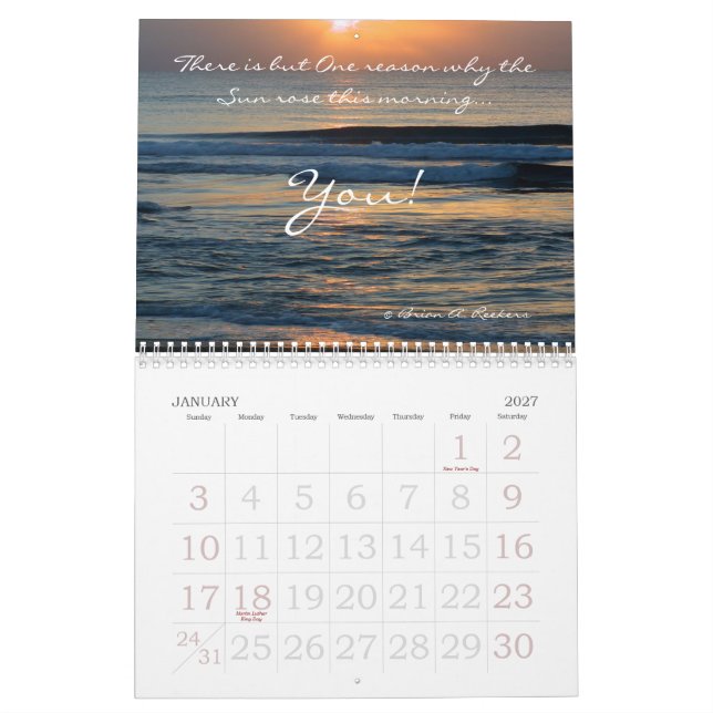 Calendario ¡Inspiración! (Jan 2027)