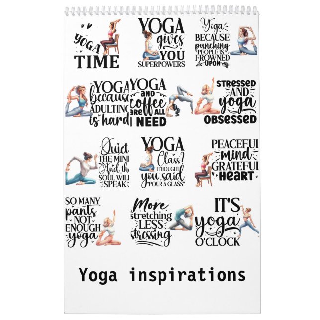 Calendario Inspiraciones de yoga (Tapa)