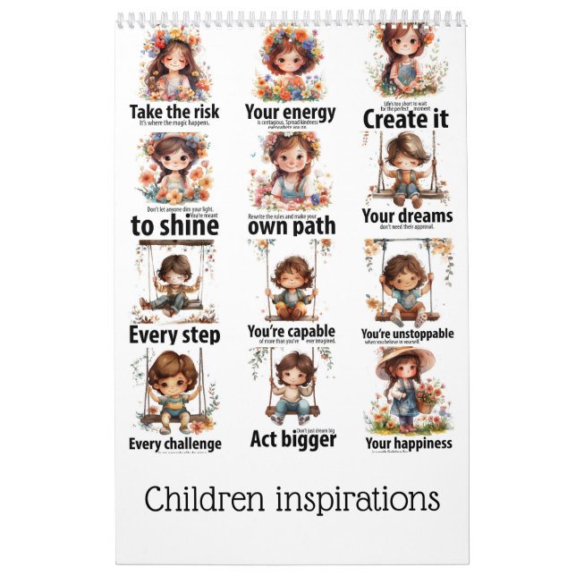 Calendario Inspiraciones para niños (Tapa)