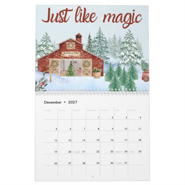 Calendario inspirado por Taylor (Dec 2027)