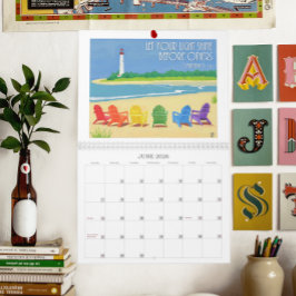 Calendario Inspirador con Ilustracion original